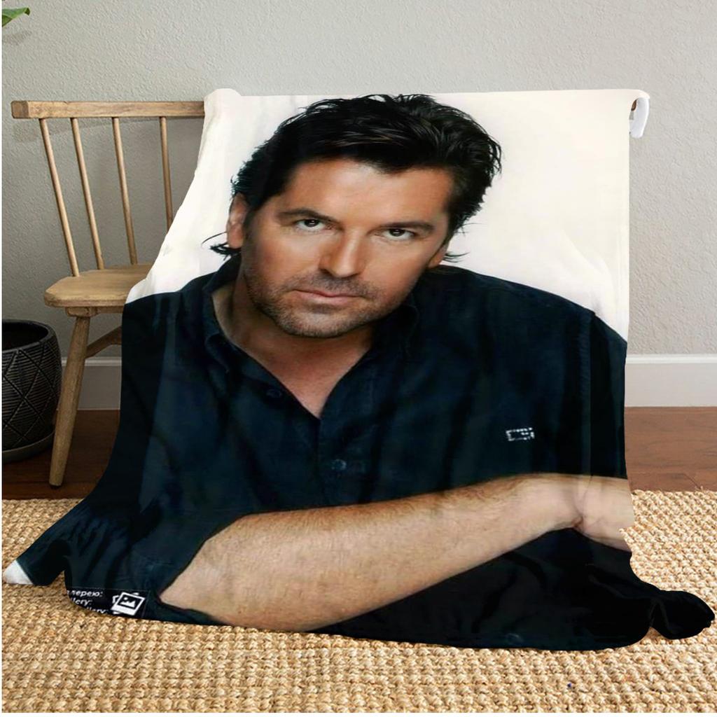 Thomas Anders Plüschdecke Weich Bequem Ganzjahresdecke Sofa Büro Nickerchen Decke Outdoor Reise Überwurf Perfektes Geschenk