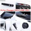 Front Rear Fog Light Eyebrow / Window Wiper / Door Handle / Fuel Tank Cover Trim For Changan UNI-K UNIK - 2024 Accessories