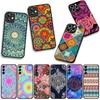 Floral Paisley Mandala Flower Texture Case for Motorola Moto G04 G13 G14 G22 G23 G32 G34 G35 G64 G82 G84 G53 G72 E14 E15 E13