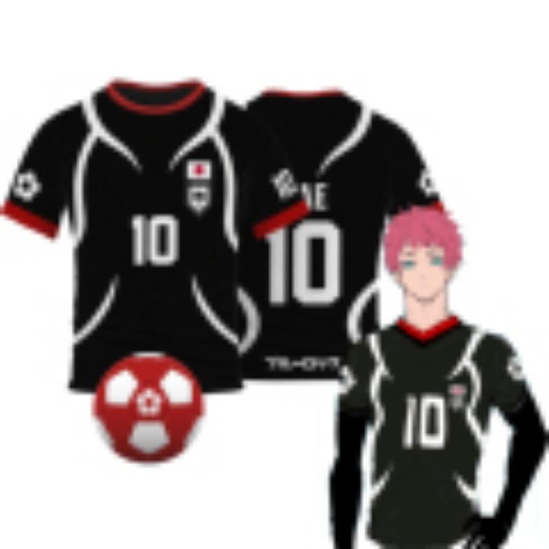 Anime Japonský Blue Lock Isagi Yoichi Fotbalový dres Tričko Cosplay Hyoma Chigiri Meguru Bachira Tričko Originální pánské oblečení