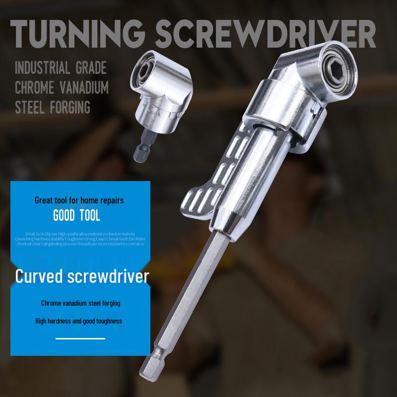 105° Universal Corner Electric Screwdriver Extension Rod with Soft Shaft