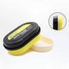 3 Piezas Multifuncional Doble Cara Abrillantador de Zapatos Incoloro Zapatos Ligeros Frotar Cuidado del Cuero Aceite Esponja Cera para Zapatos Cepillo para Zapatos