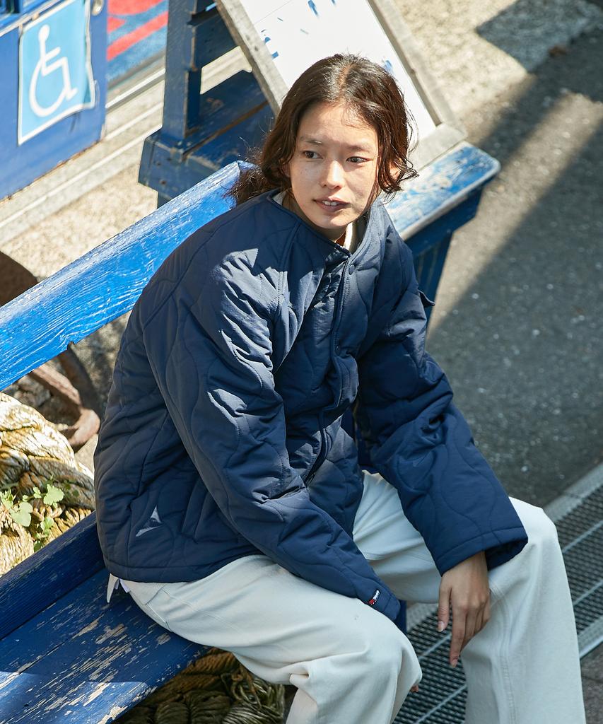 Minimalproject 3M Thinsulate Quilted Lightweight Padded Jacket Mjk106 [Navy]