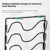 Multi-Layer Pot Lid Storage Rack Wall Hanging Iron Pan Cover Storage Holder Space Saving Rustproof Cutting Board Storage Shelf