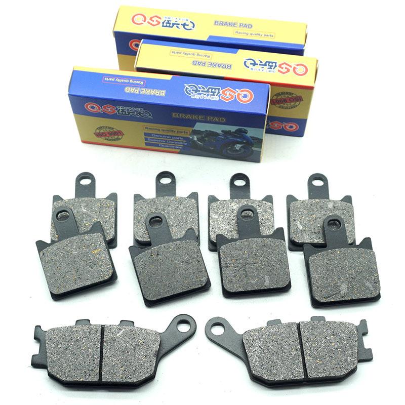 Motorcycle Front Rear Brake Pads for KAWASAKI ZR1000 Z1000 ABS 2007-2009 ZR 1000