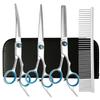 Professional Dog Grooming Trim Down Curved Stainless Steel Dog Haircut Trim Tools Round Tips Safety Pet Precision Trimming