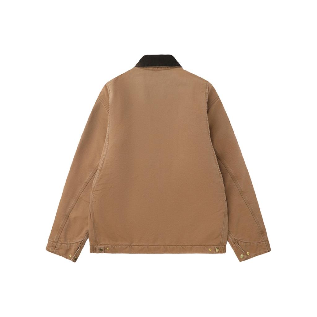 Carhartt WIP FW25 OG Detroit Jacke Klassisch Lockerer Schnitt Reißverschluss Bequem Einfach Langarm Herrenjacken I035614-00S-4O