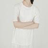 CHIQUITA Loose T-Shirt (Flower Linen) Ivory 252601Fiv