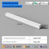 Smart Thin Surface-Mount Track Light for Living Room - No Main Light, Dimming, Adjustable Color Temperature, Magnetic Lamp