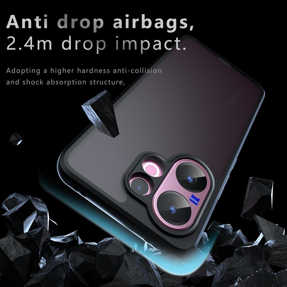 Transparent Cover for VIVO V60 Case Ultra Thin Matte Translucent & Clear Full Protection Funda for VIVO V60 Capa