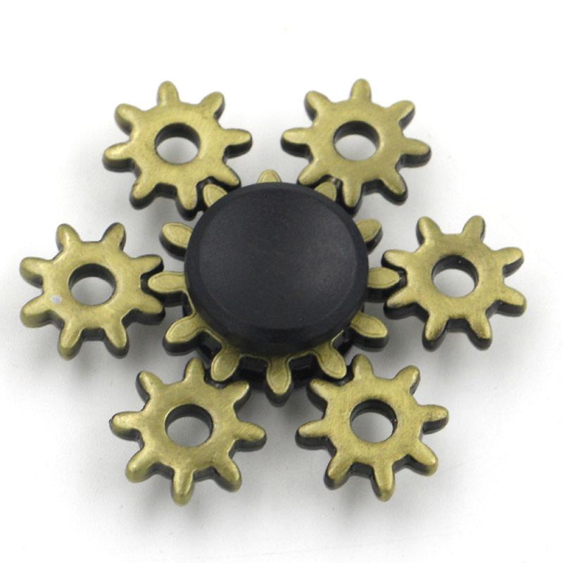 Jucărie Spinner cu vârful degetelor din aliaj Cadou creativ anti-anxietate Jucărie rotativă de decompresie cu vârful degetului