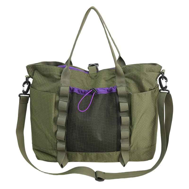 

Женская дорожная спортивная сумка кроссбоди с цветными блоками, мужская сумка кроссбоди зелёный