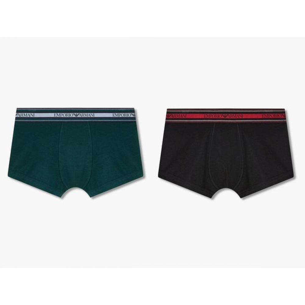 

Emporio Armani Men S Stripe Cotton drowS 2 Set 0815312018 0815312019 L(105)
