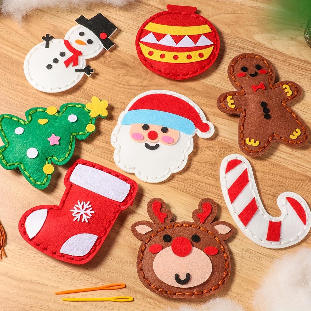 Christmas DIY Sewing Kit for Handcraft Fun Christmas Edition Main Picture Pattern Suitable for Christmas Tree Decoratio