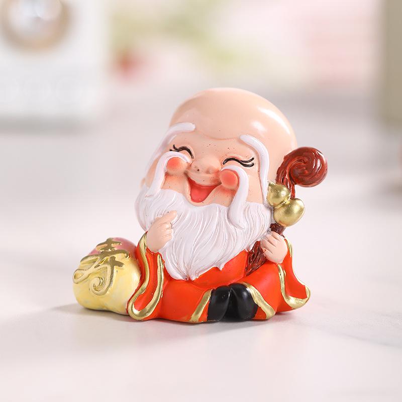 Big Five Ornaments: Five Blessings for Office, Living Room, Study, Desktop, Housewarming