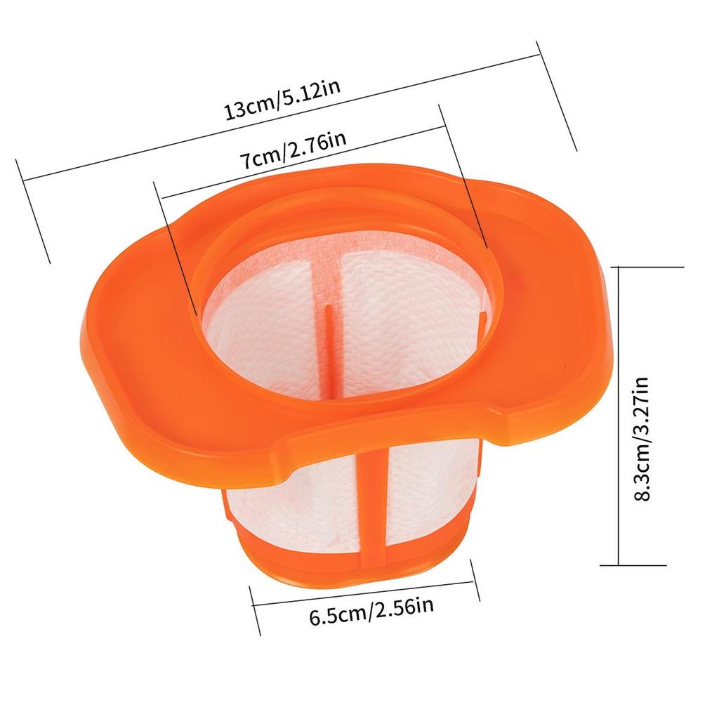 Washable Filter for BLACK+DECKER HHVKF10 Vacuum Cleaner Accessories Spare Parts Replacement Attachment Kit