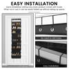 10 Tier Over The Door Shoe Rack Cloth Hanging Shoe Rack Fabric Cabinet Closet Organizer Clothes Storage Bag
