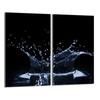 Glas-Kochfeld-Schutzplatte 2x30x52 Wasser