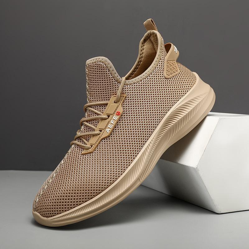 

Мужская обувь из дышащей сетки, повседневная обувь большого размера, спортивная обувь для мужчин 47 коричневый