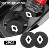 1/2pc Auto Cup Holder Non-slip Mat Interior Car Decoration for Renault Megane 2 Duster Logan Captur Clio Laguna 3 Fluence Kadjar R666