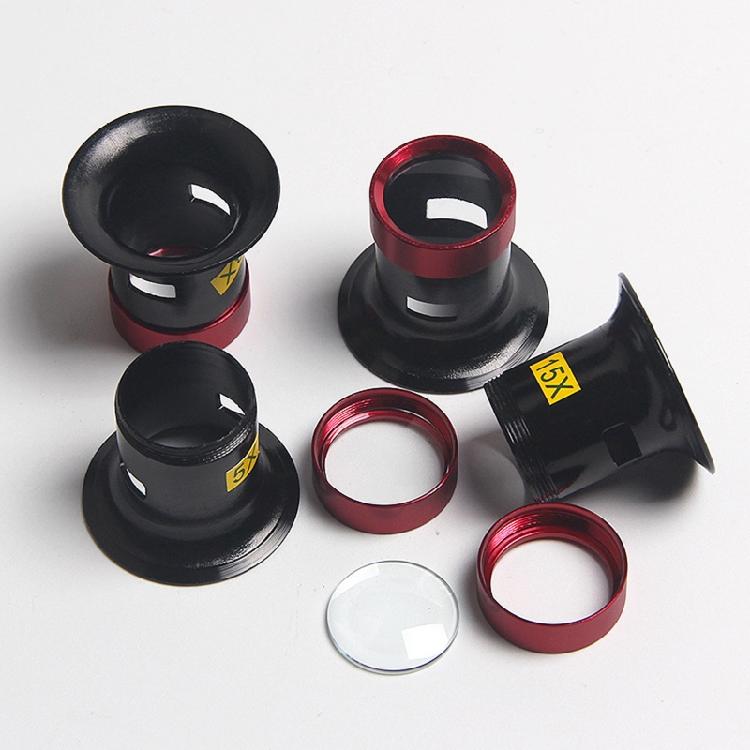 Magnifying Glass Jewelers Eye Loupe Loop Magnifier for Watchmakers Repair 4 Typ