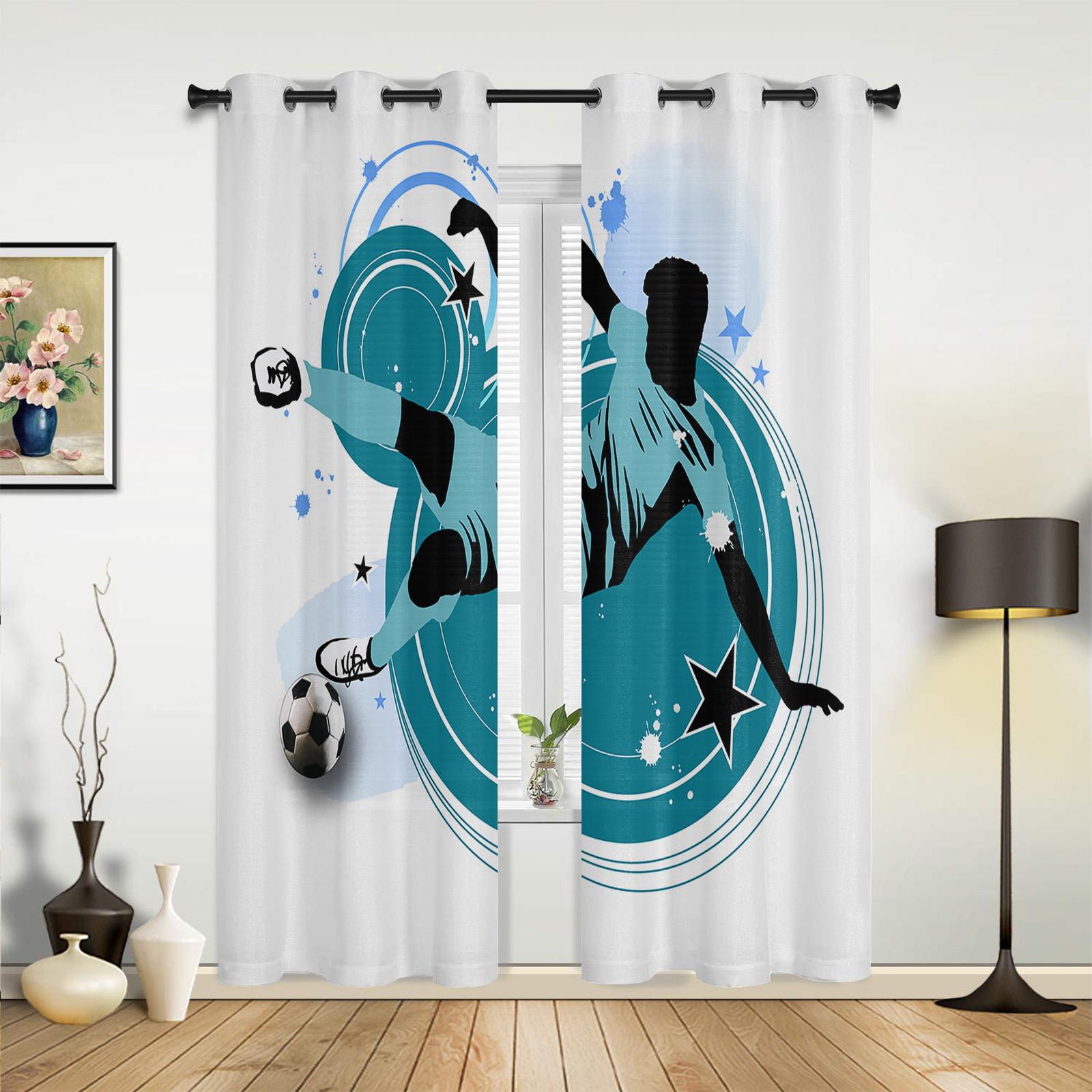 

Середина века абстрактные геометрические классические шторы на окна Гостиная Спальня Кухонные шторы для детей Портьеры 135W x 60H(cm)