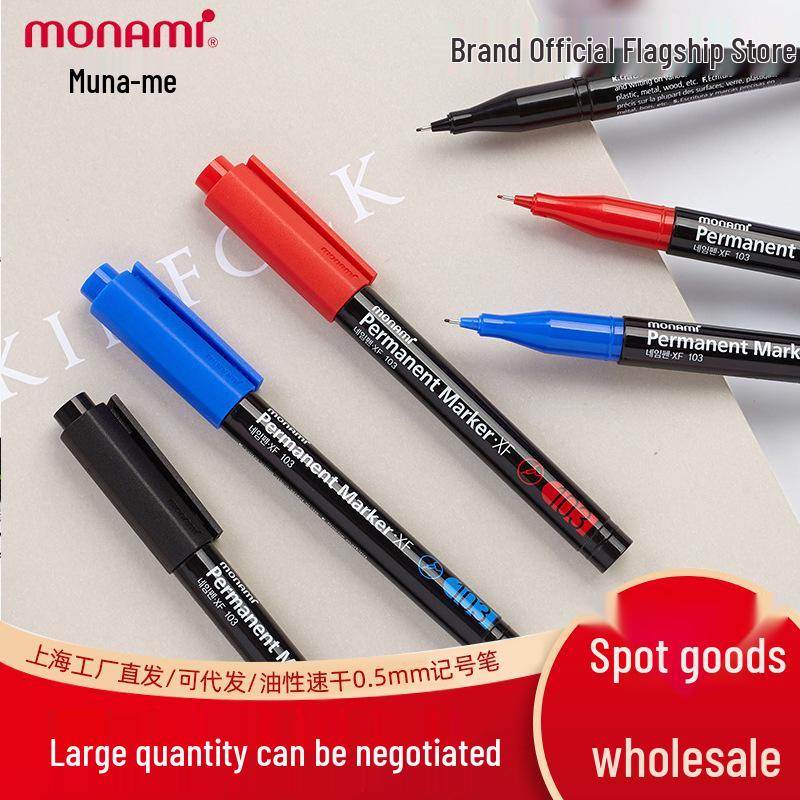 Monami 0.5mm XF103 Quick-Dry Oil-Based Waterproof Marker