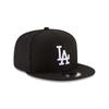 New Era 950 Los Angeles Dodgers Basic Snapback Hat Cap (Black/White) Men's