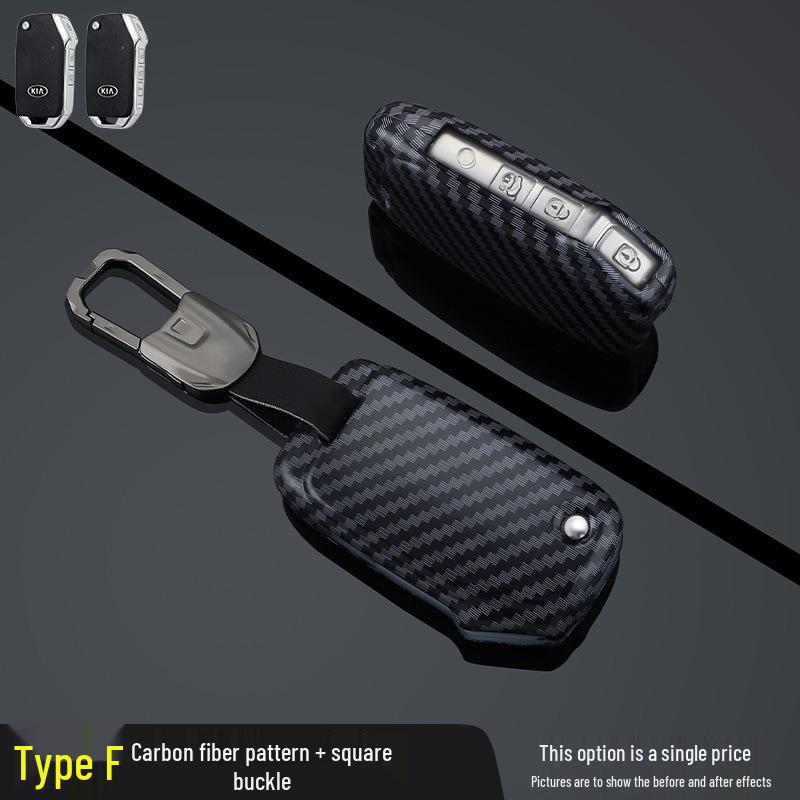 Key Cover for Kia K3, Sportage, K5, K2, Seltos, Niro, KX3, KX5 - Folding Car Shell & Buckle