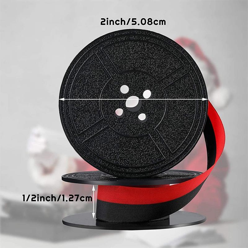 2pcs Typewriter Ribbon Twin Spool Typewriter Ribbon Red and Black Twin Spool Replacement Pack for Most Typewriter
