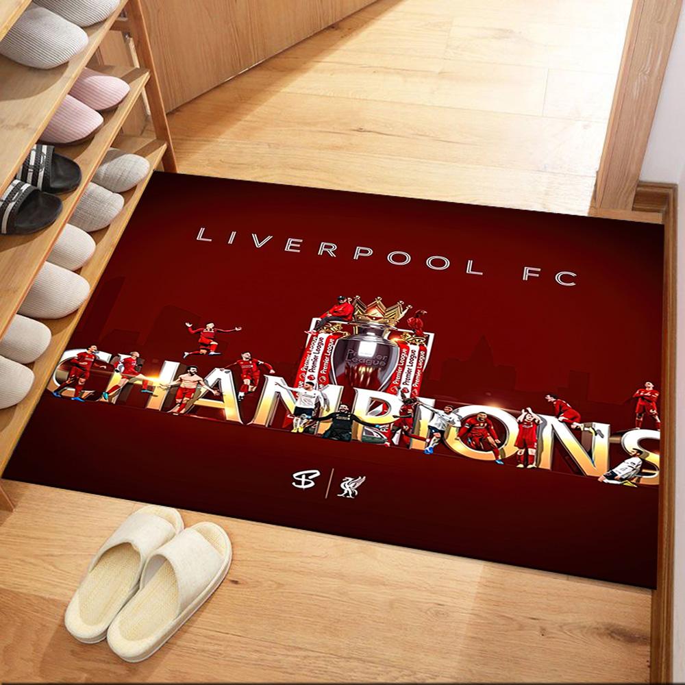 Liverpool Football Club Area Rug Suitable For Living Rooms Balcony Decorate Room Dormitory Antislip Rug Decorate Offices Gift For Festivals