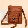 Single Shoulder Bag with Multiple Pockets, Casual Women's Bag, Retro Crossbody Bag, Women's Mobile Phone Bag