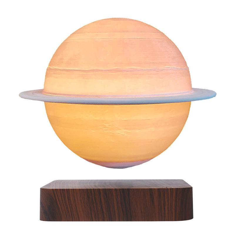 Magnetic Levitation 3D Galaxy Lamp: 14CM Starry Sky Atmosphere Ornament with Black Technology