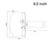 Stainless Steel Paint Scraper 6.5/7 Inch Multi-Purpose Scraper Putty Knife  Wallpaper Removal