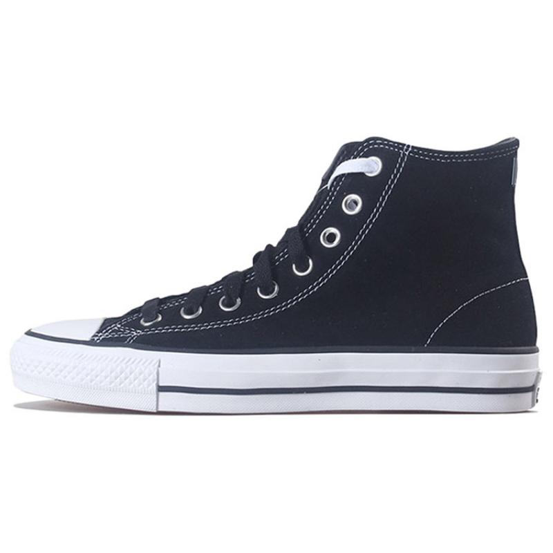 

Converse Chuck Taylor All Star Pro Suede Comfortable & Versatile High-Top Espadrilles Unisex Black & White 35