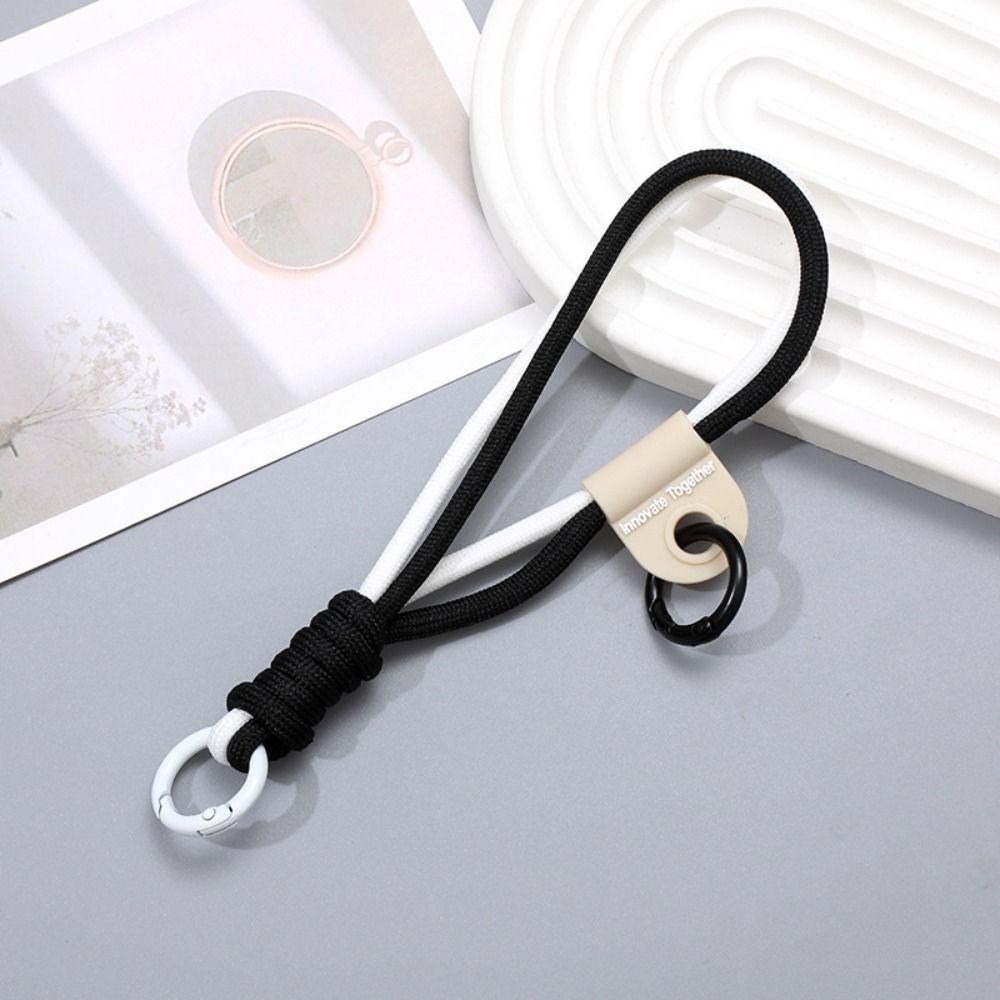 

Anti Lost Braided Rope Keychain Multicolor Braided Lanyard Keyring Colorful Knot Pendant Women/Men style E