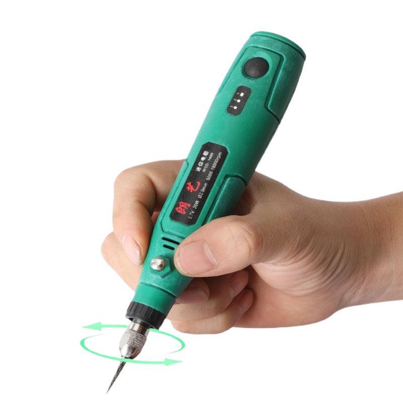 Electric Handheld Mini Grinder for Wood, Jade Carving & Polishing