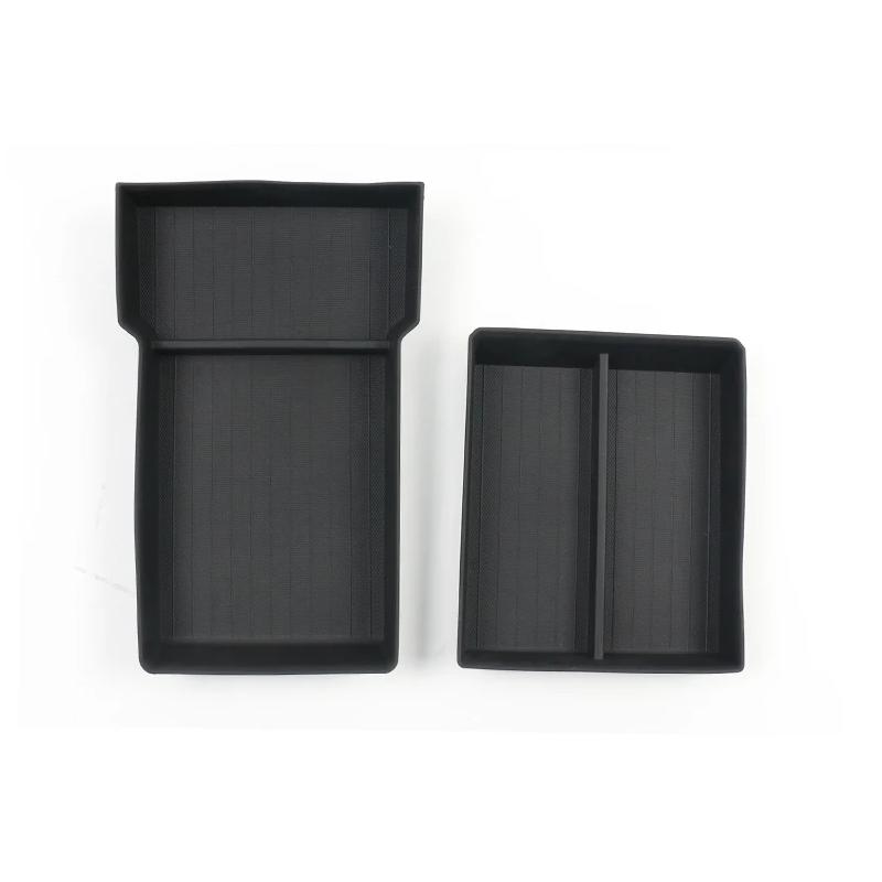 For Tesla Model Y Juniper 2026 Storage Box Model 3 2025 Highland Center Console Armrest Storage Tray Cover Tidying Accessories
