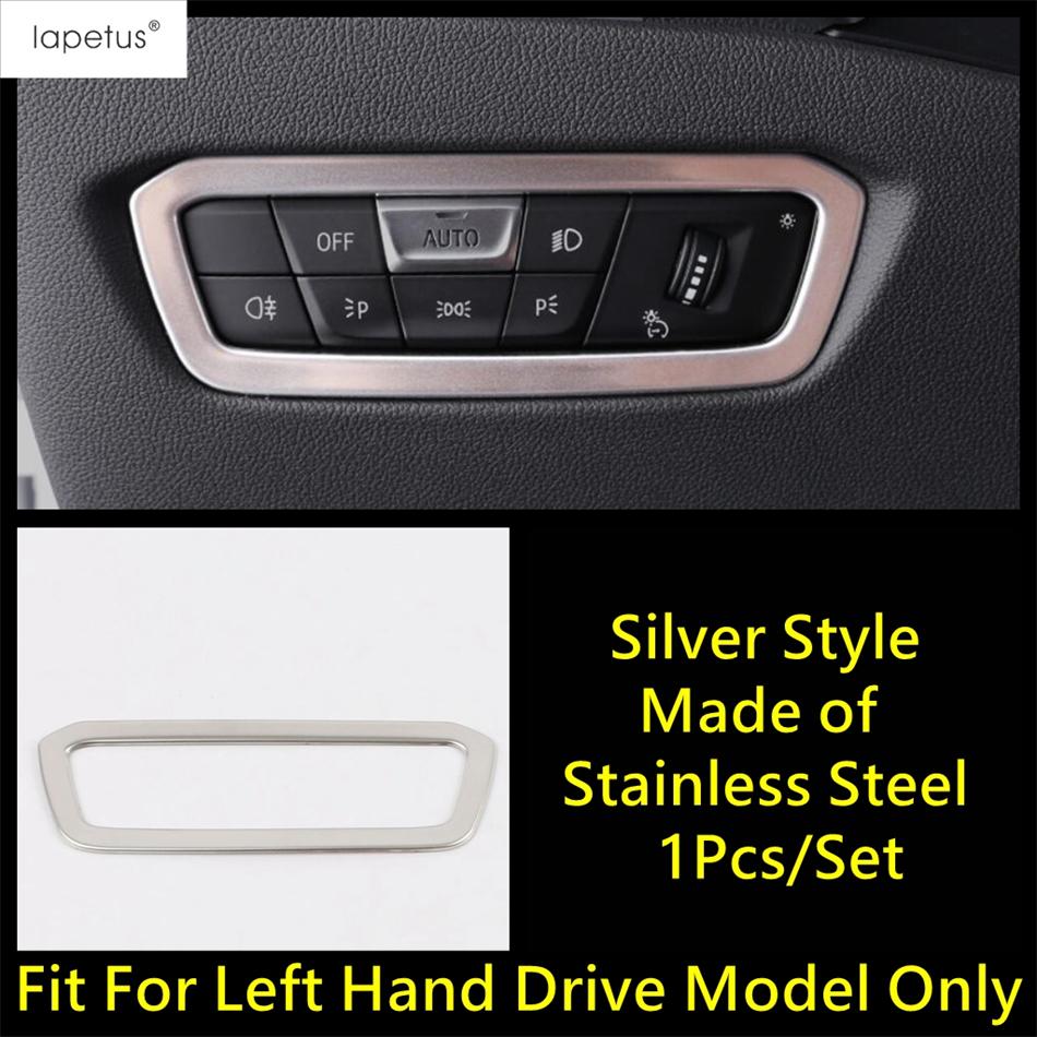 For BMW 3 Series G20  - 2024 Car Head Lights Lamps Switch Button Control Panel Decoration Cover Trim Accessories Interior