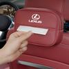 ZAG1 2026 Hot Interior Stickers Car Logo Tissue Box Seat Hanging Paper Towel Storage Bag For Lexus RX300 IS200 IS250 ES350 Ct200h UX2
