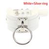 Punk Gothic Breites PU-Leder O-Ring Halsband Choker Halskette Damen