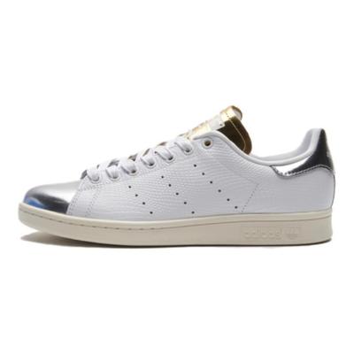 adidas Stan Smith Bílá Stříbrná Zlatá Unisex Tenisky Obuv-Bílá Metalická-Stříbrná Metalická-Zlatá B24699