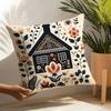 3 Blue Bird Home Decor Print Pillow Case Home Living Room Decoration Linen Pillowcover Pillow Cases Cushion Cover