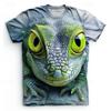 Men's Animal Horse T Shirt Short Sleeve T shirt 3D Print Crew Neck Shirt Funny Casual Daily Street Blue White Khaki Summer Spring Clothing