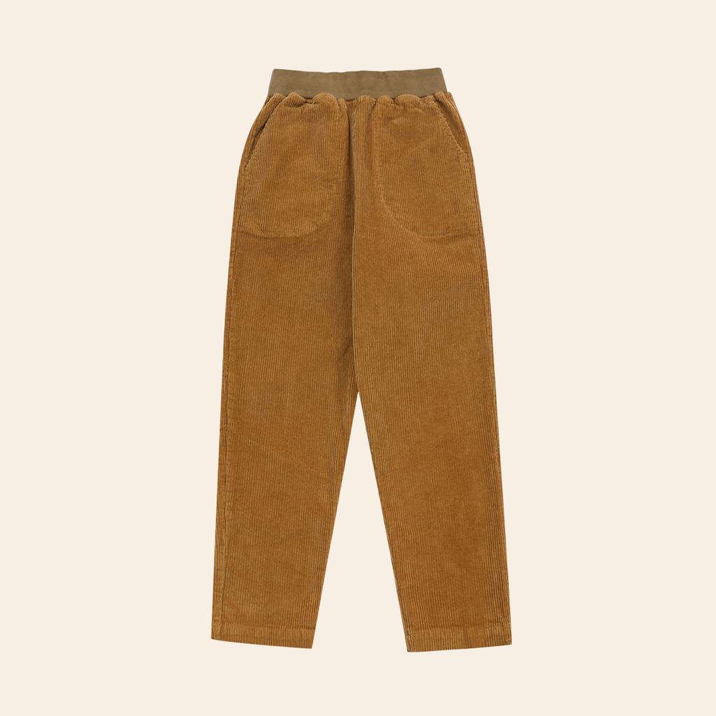 CHIQUITA Slim Fatigue Pants (Corduroy) Camel 234503Scm
