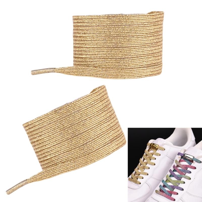 Elastic Shoe Lace No Tie Shoelaces No Tie Flat Shoe Laces Stretch Shoe Strings for Adult Kid Elderly Sneakers Runners