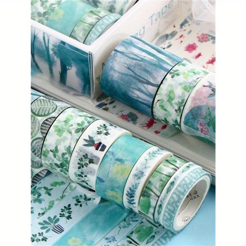 10rolls Random Tape Set Cute Illustration Fresh Hand Account Sticker Materials Back To School