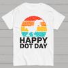 Happy International Dot Day Cotton Summer Casual Cool Loose T-Shirt
