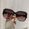 Fashion Square Sunglasses Women Luxury Brand Big Purple Sun Glasses Female Mirror Shades Ladies  Feminino