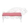 Miniature Dollhouse Bed 1: 12 Iron Dollhouse Furniture Iron Miniature Dollhouse Daybed for